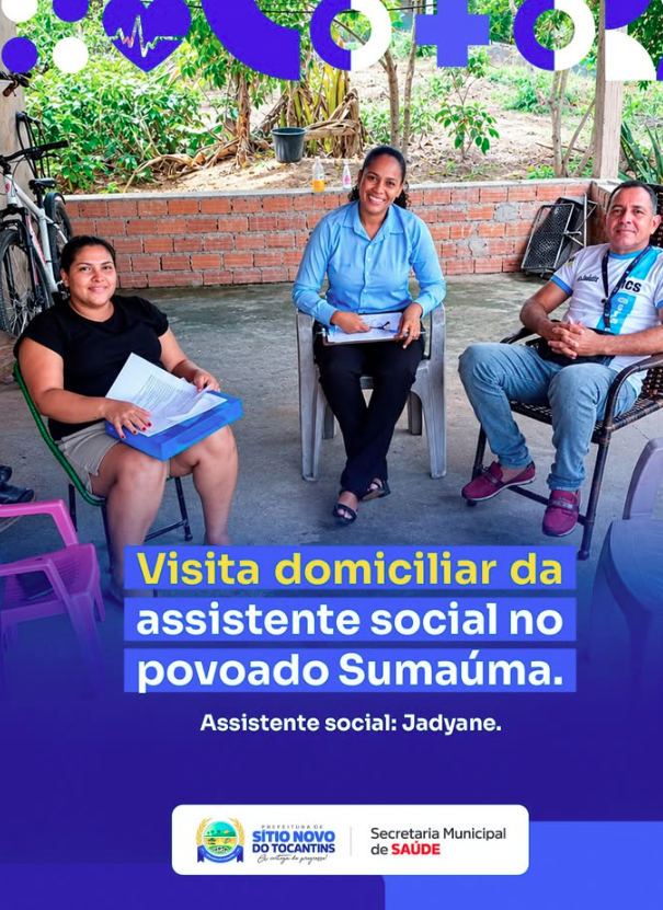 Visita domiciliar fortalece acompanhamento às famílias do povoado Sumaúma