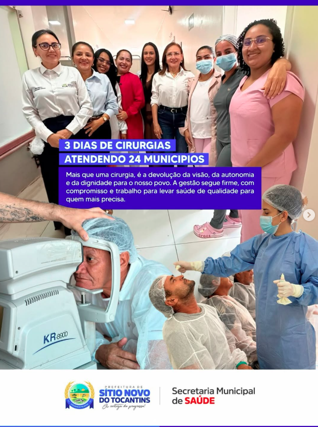 Sítio Novo realiza três dias de cirurgias e amplia atendimento em saúde para 24 municípios