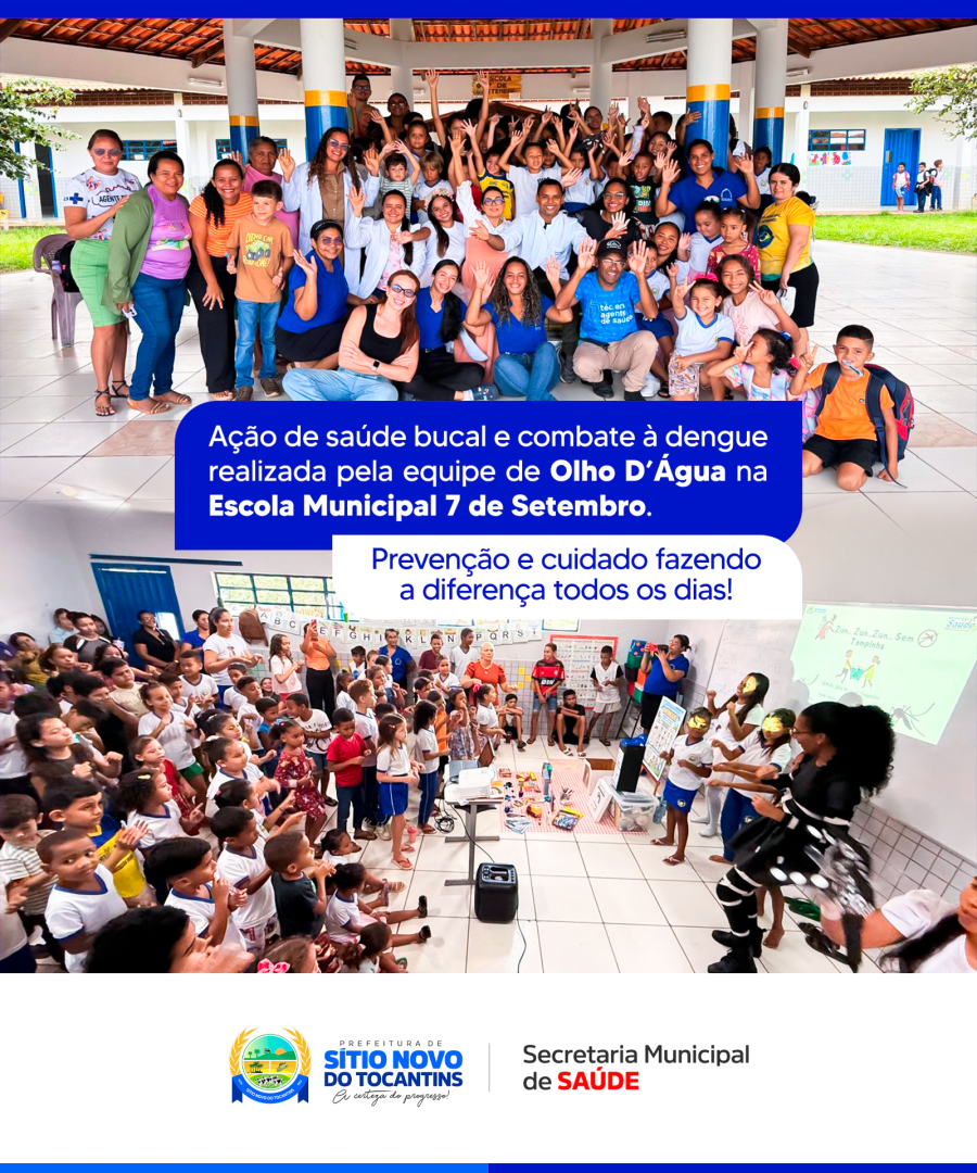 Saúde Bucal e Combate à Dengue nas Escolas