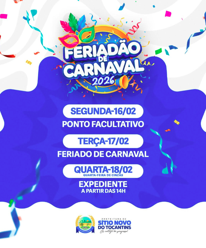 FERIADÃO DE CARNAVAL