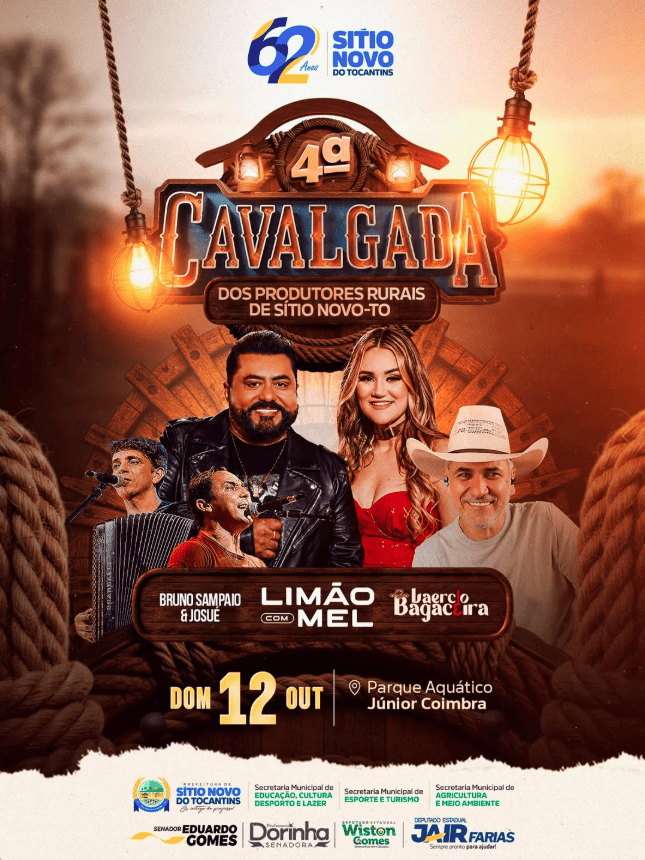 4ª Cavalgada dos Produtores Rurais de Sítio Novo - TO